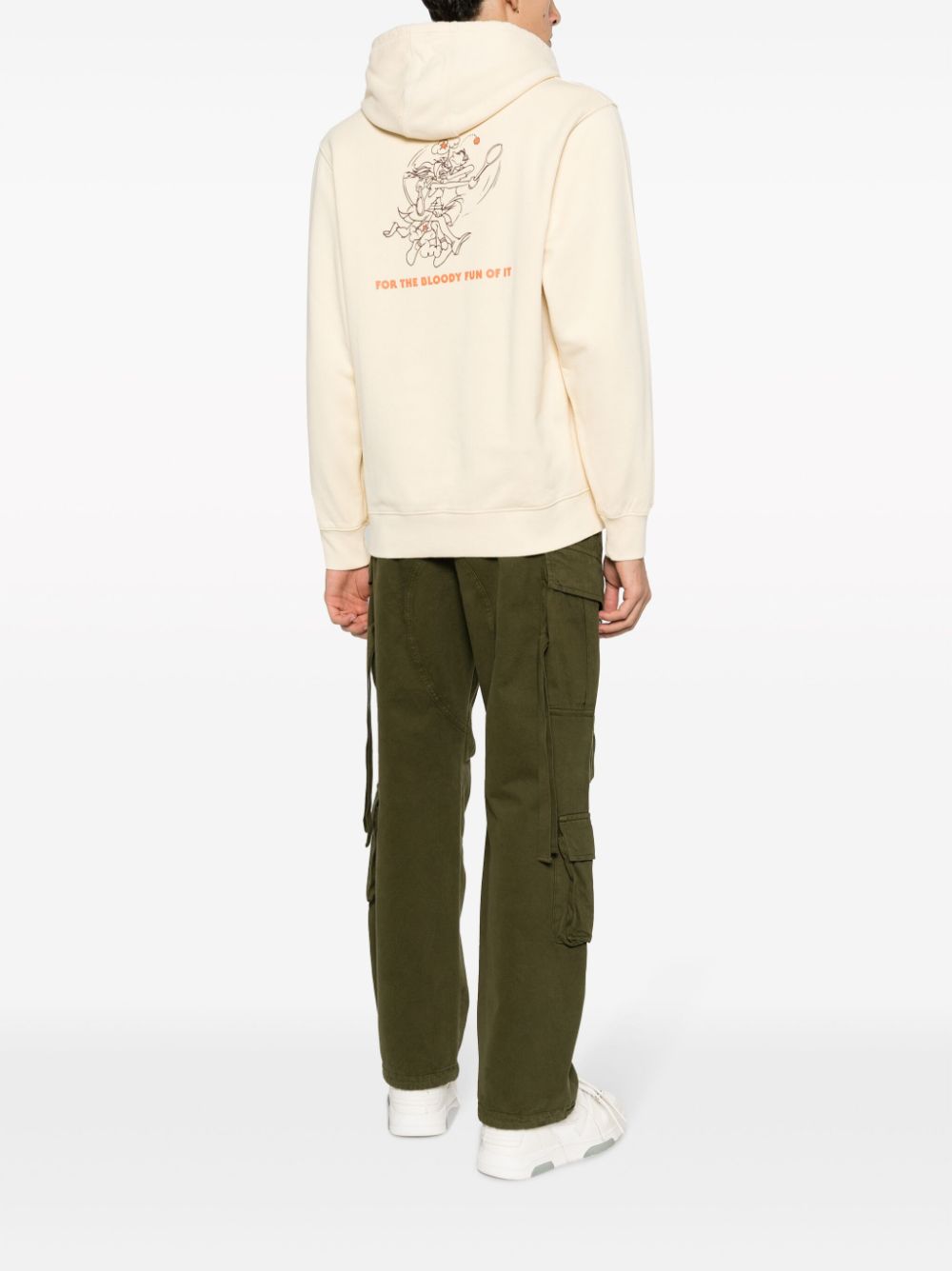 Palmes Logo organic cotton hoodie Topwear Palmes