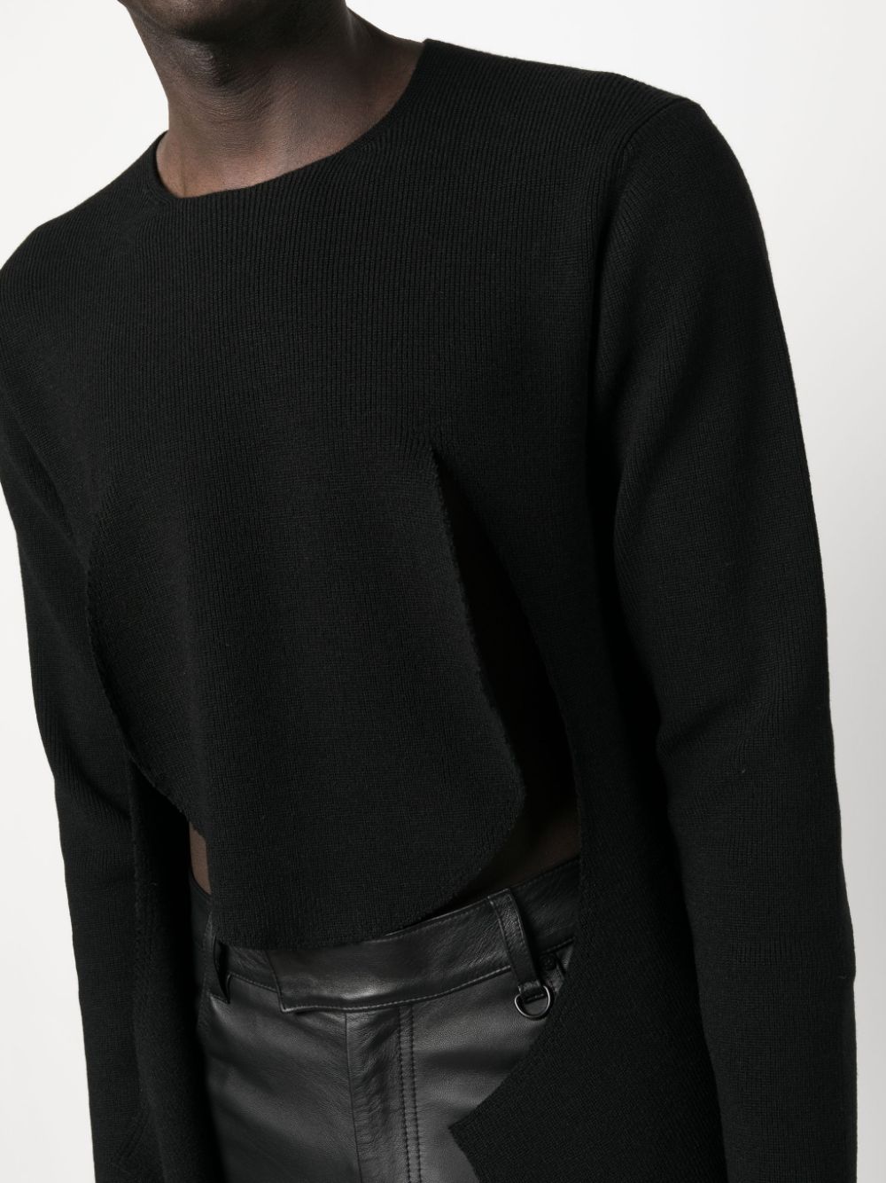 HOMME PLUS Sweaters Black-4