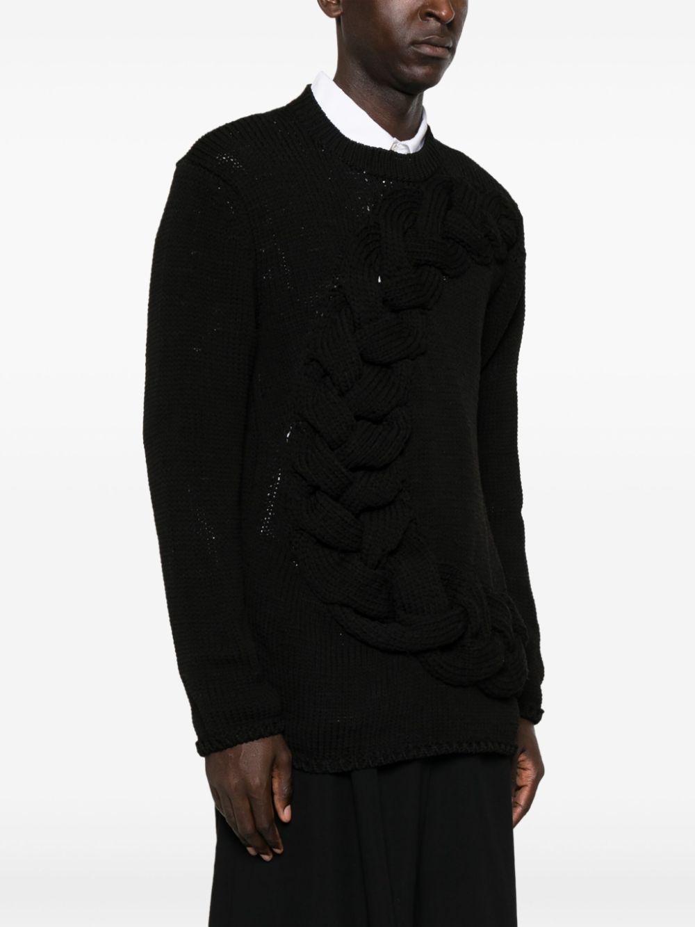 HOMME PLUS Sweaters Black-3