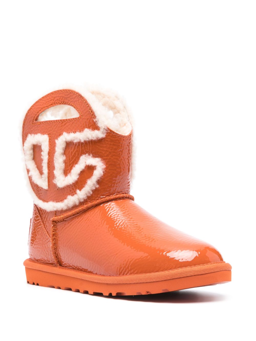 UGG x Telfar Logo Mini Crinkle Syrup Boots Ugg X Telfar
