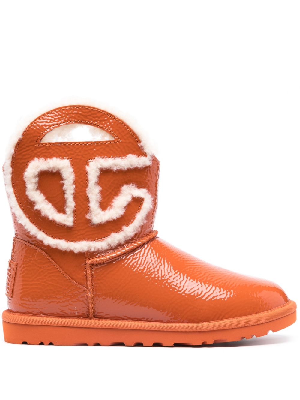 UGG x Telfar Logo Mini Crinkle Syrup Boots Ugg X Telfar