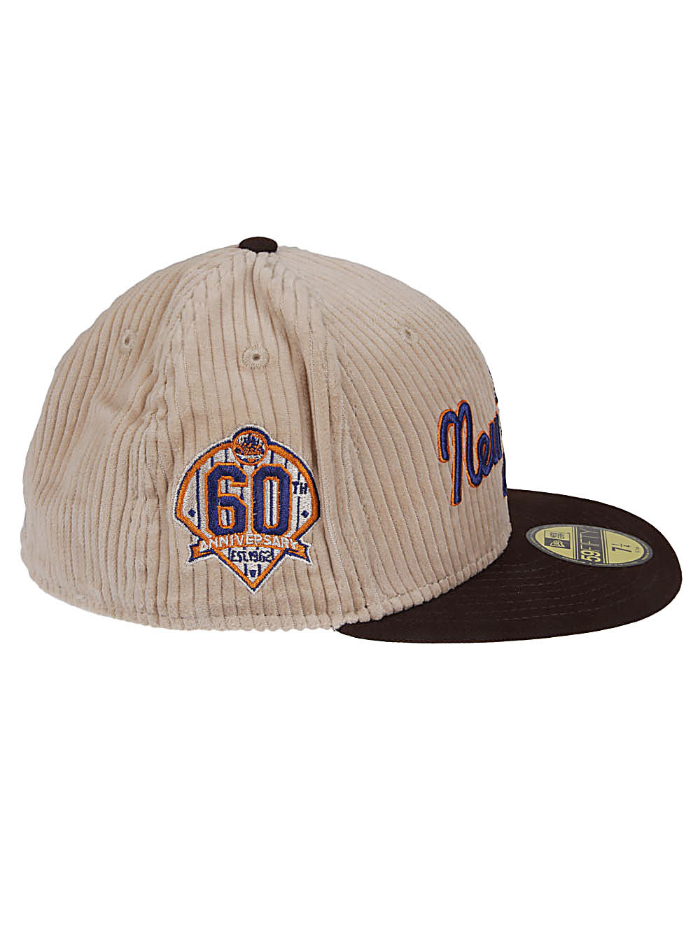 New Era New York Mets Linen Pinstripe Retro Crown 59FIFTY Fitted Hat Scarves Hats & Gloves New Era Capsule