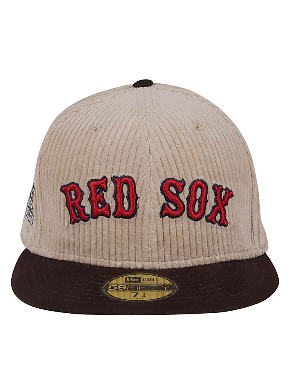 New Era Boston Red Sox Throwback Pinstripe 59FIFTY Cap Khaki Scarves Hats & Gloves New Era Capsule
