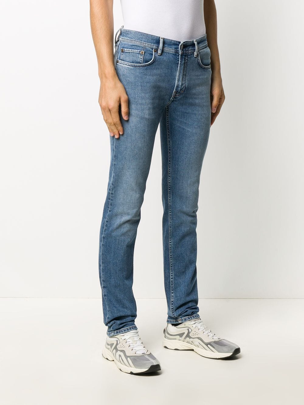 Acne Studios 1996 Regular Fit Jeans Mid Blue-thumbmail-4
