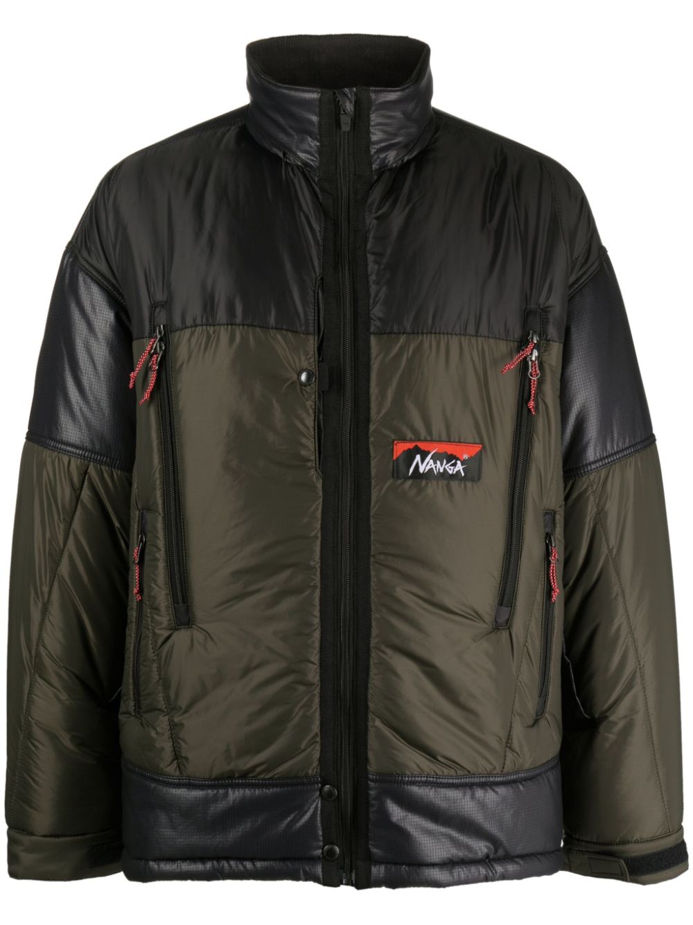 Junya Watanabe MAN x Nanga Donsjas Zwart Kaki Jackets Junya Watanabe