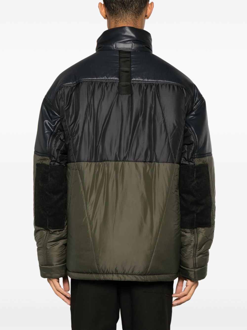 Junya Watanabe MAN x Nanga Donsjas Zwart Kaki Jackets Junya Watanabe