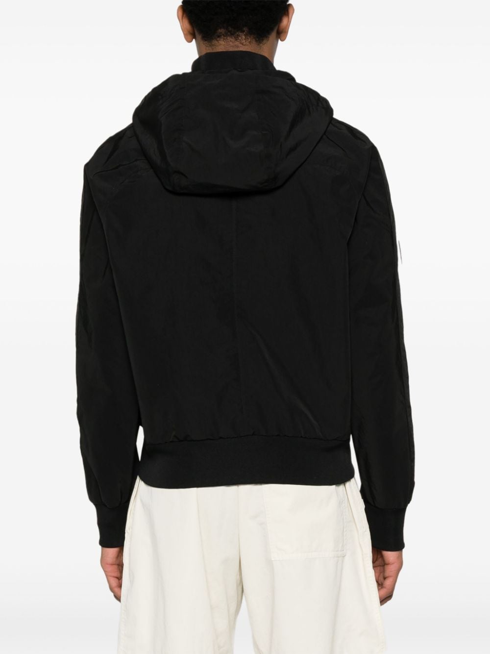 Palm Angels Classic Track Jacket Hooded Zwart Wit Jackets Palm Angels