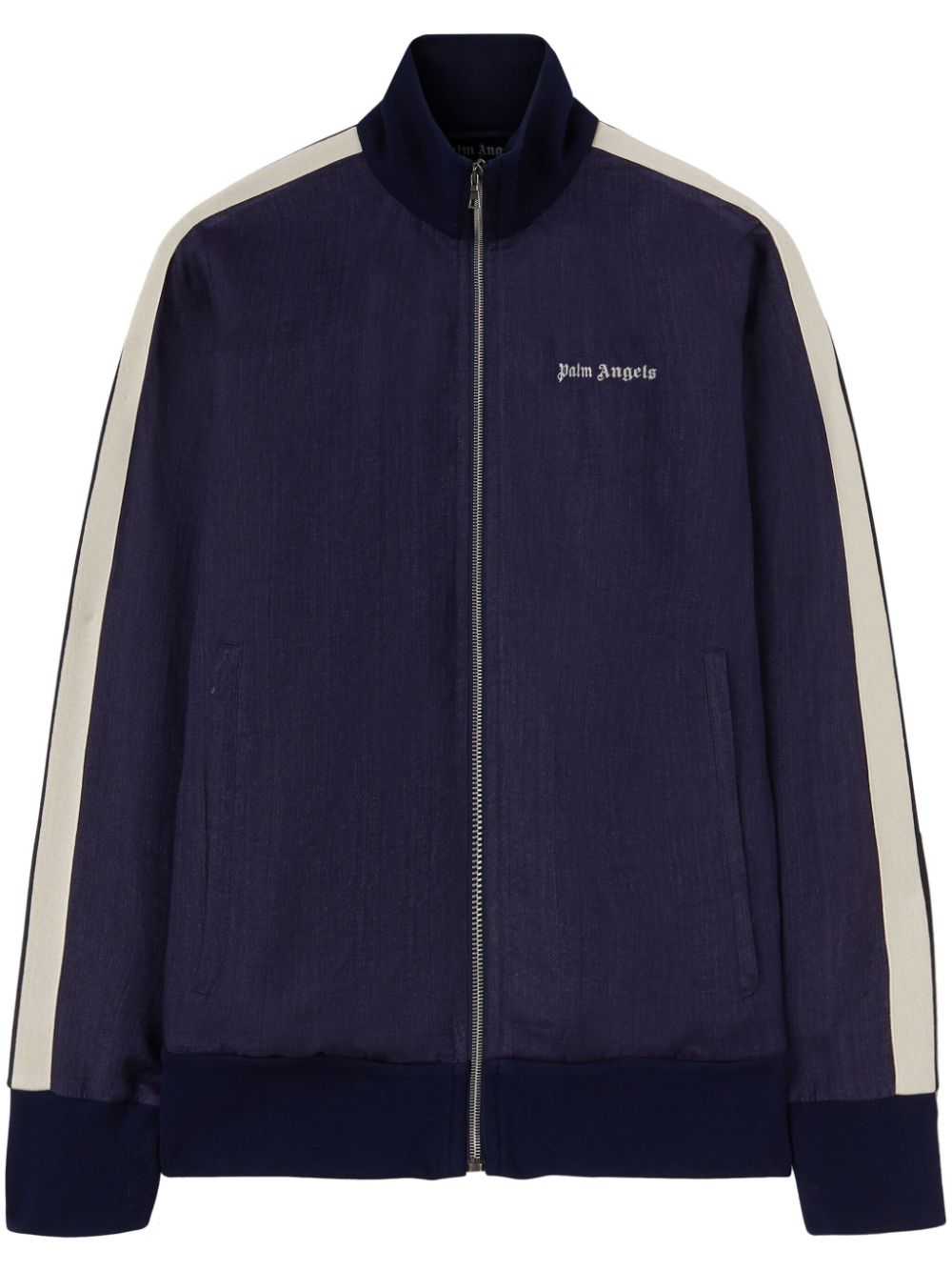 Palm Angels Classic Track Jacket Navy Blue White