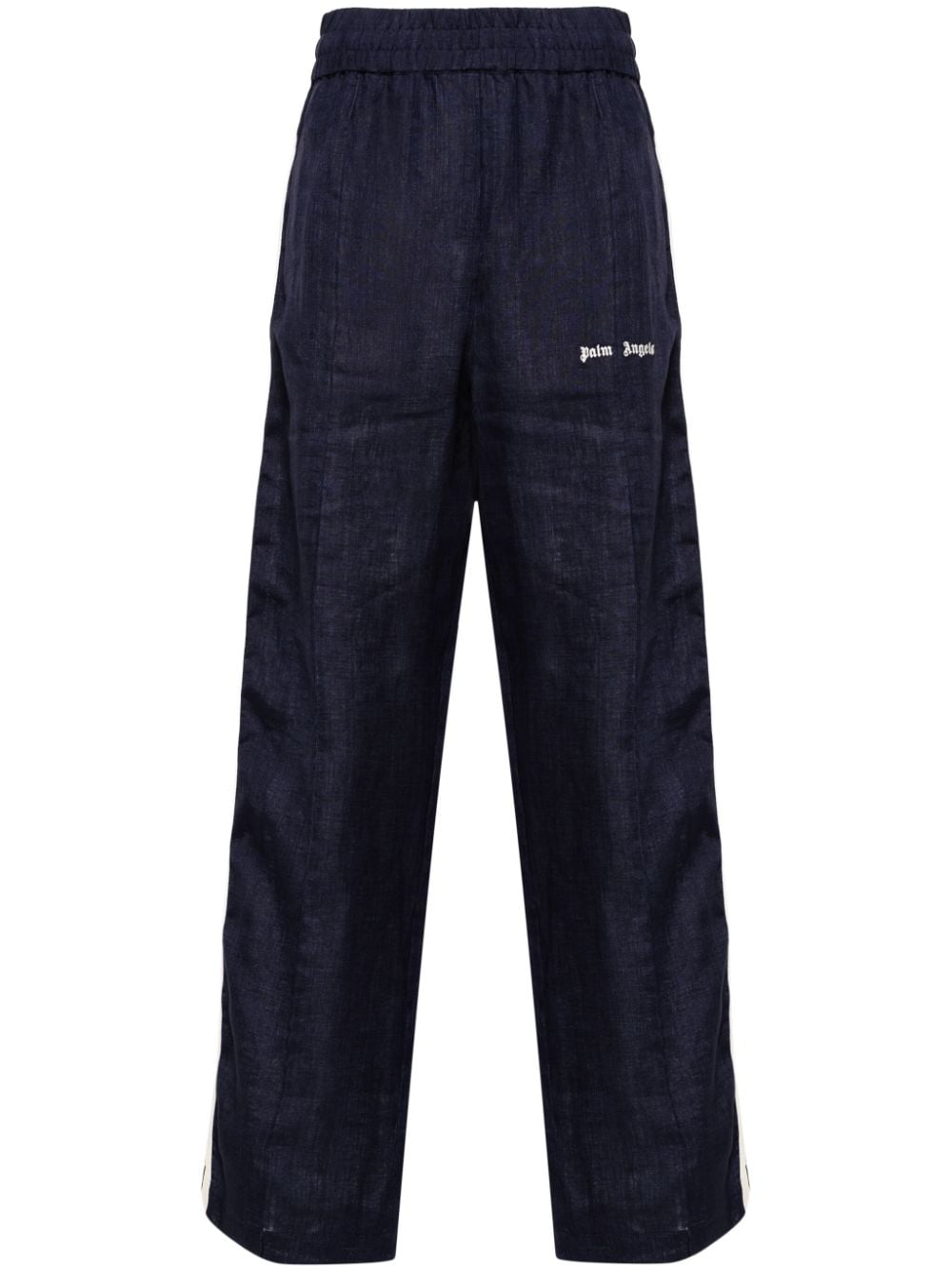 Palm Angels Classic Logo Track Pants Marineblauw Trousers Palm Angels