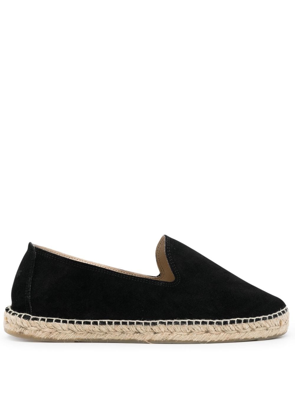 Manebi Hamptons Suede Espadrilles Black Espadrilles Manebí
