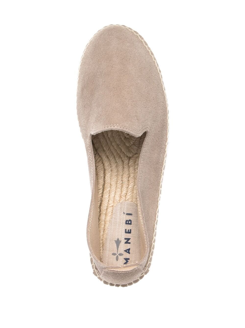 Manebi Hamptons Suede Espadrilles Washed Beige Espadrilles Manebí