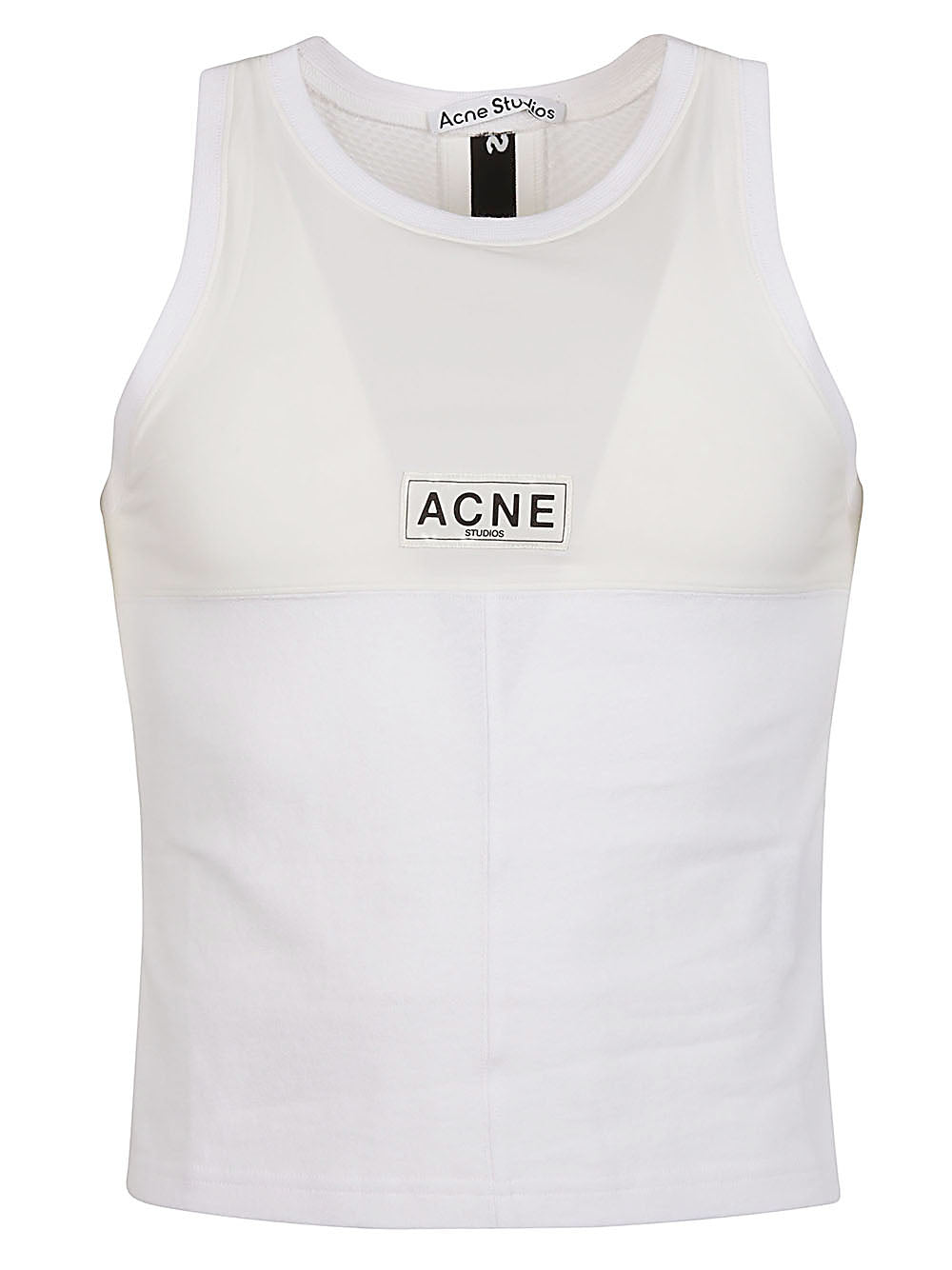 Acne Studios Jersey Sport Top White
