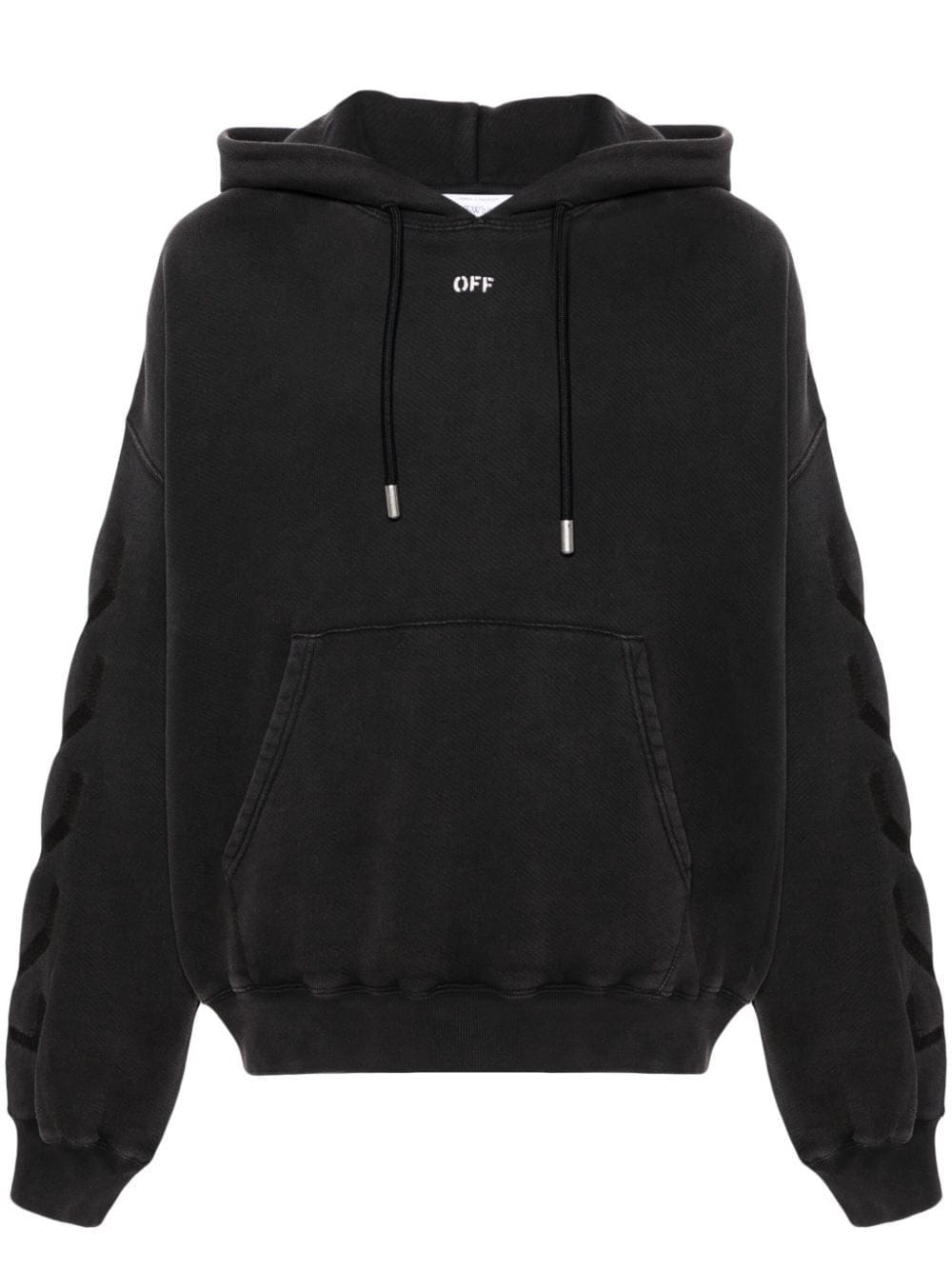 Off-White S. Matthew Arrows Hoodie Zwart Topwear Off White
