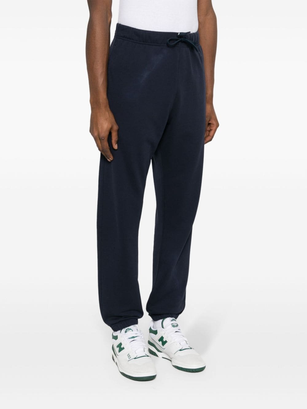Autry joggingbroek navy gedragen zijaanzicht