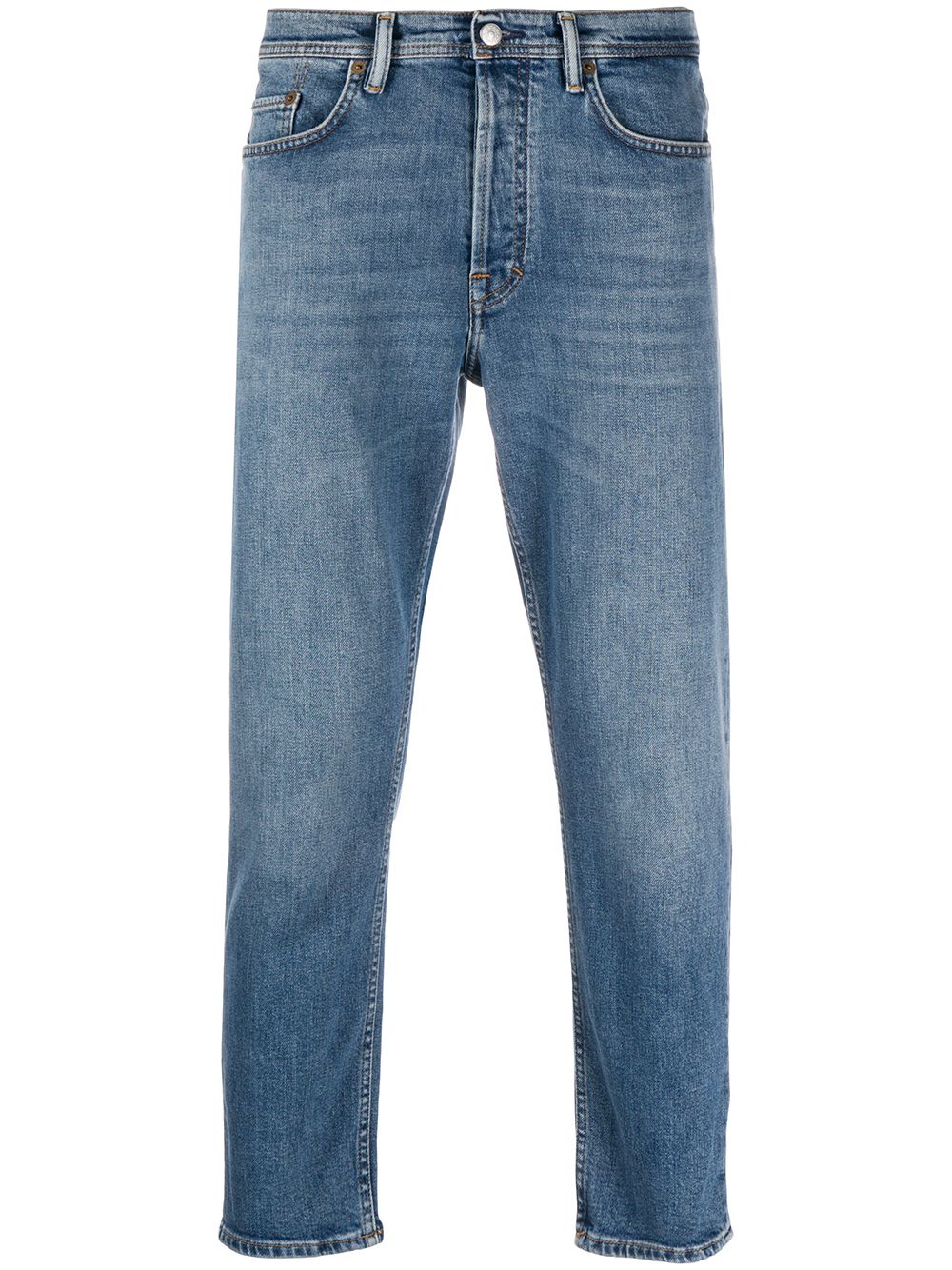 Acne Studios 2021M Regular Fit Jeans Middenblauw Jeans Acne Studios