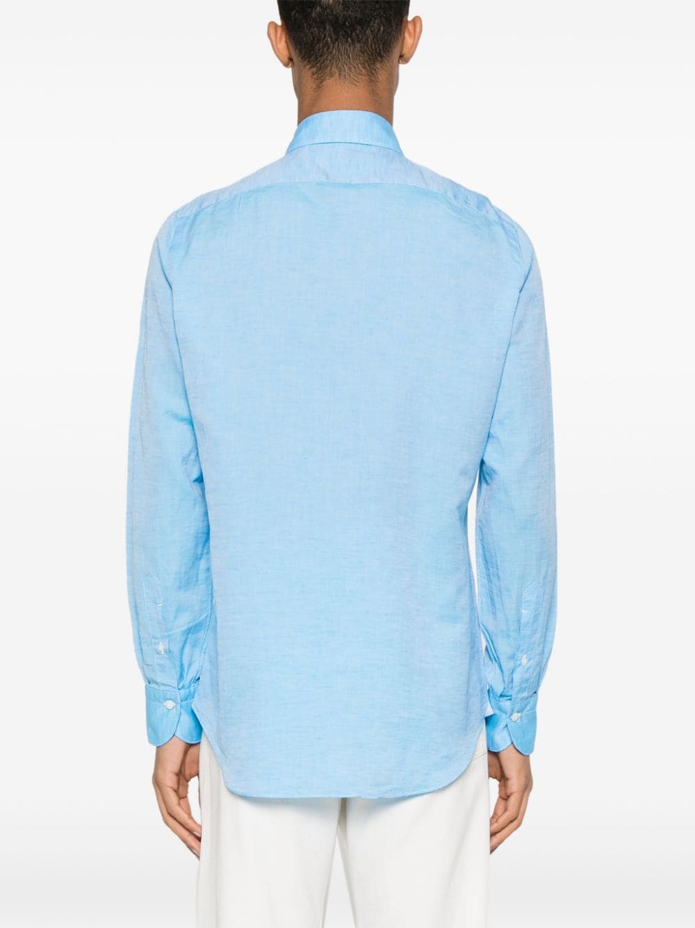 FINAMORE 1925 NAPOLI Shirts Clear Blue-4