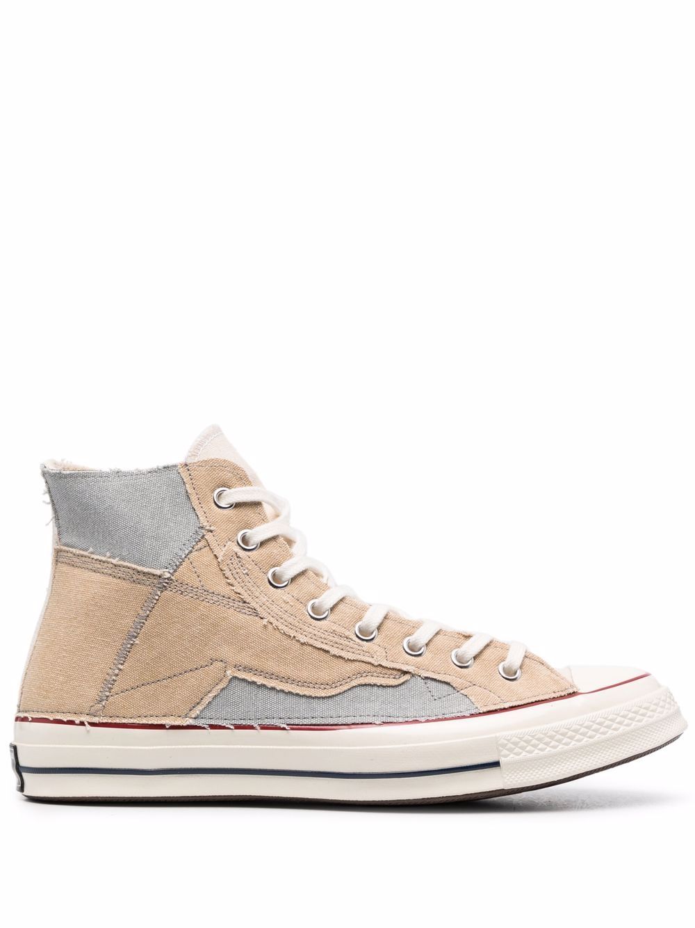 Converse Chuck 70 High Premium Suede Desert Sand Egret Black Sneakers Converse