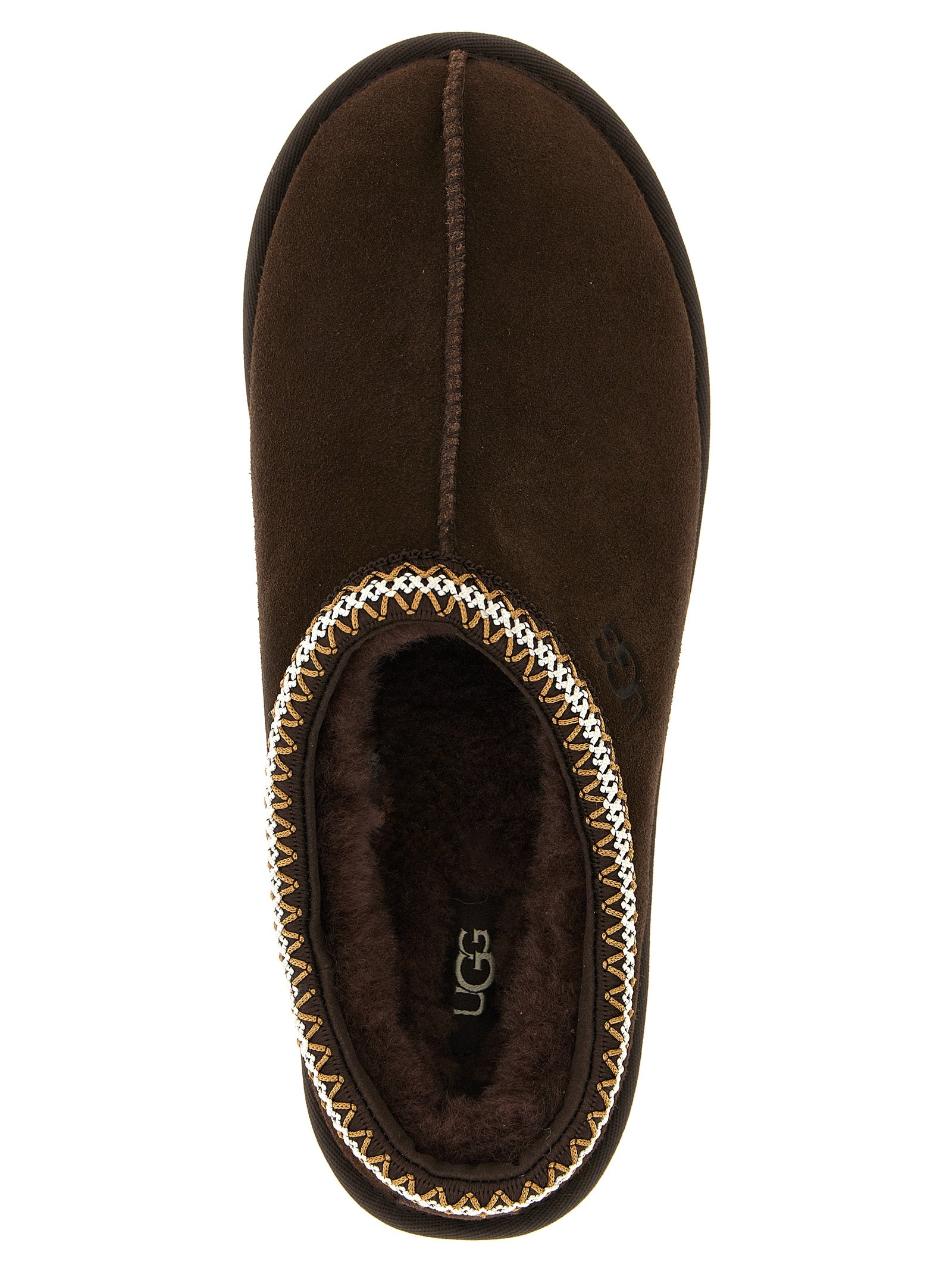 UGG Tasman II suède pantoffel bovenaanzicht