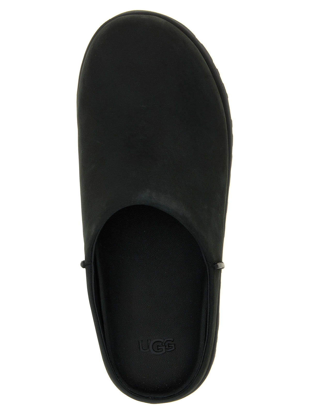 Bovenaanzicht van de UGG Otzo Clog met gevormd voetbed en rubberen zool
