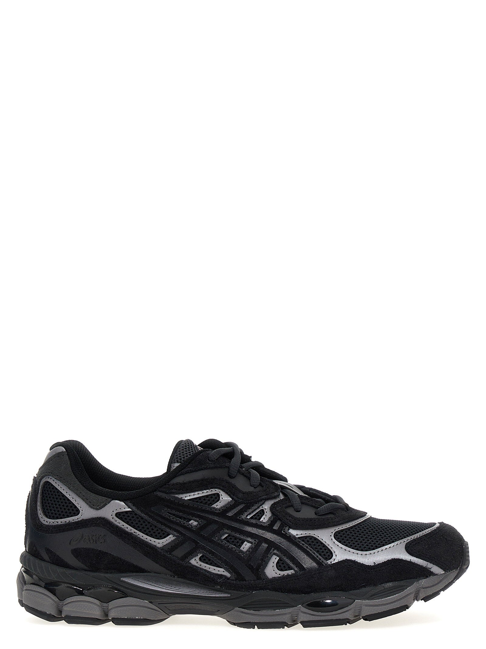 Asics Gel-NYC sneakers zwart zijaanzicht