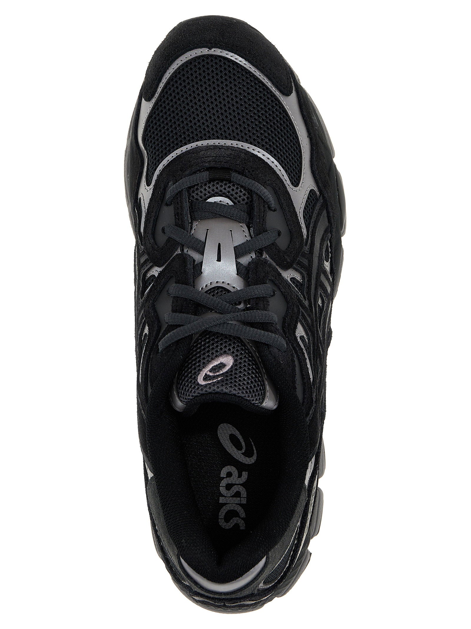 Asics Gel-NYC sneakers zwart detail hiel