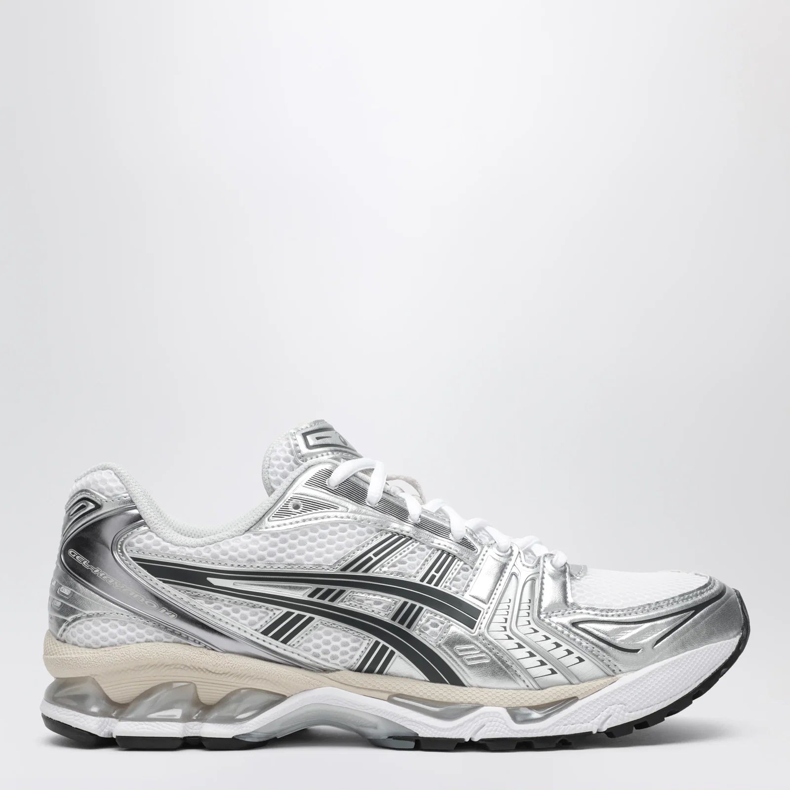 ASICS Gel-Kayano 14 Chunky Retro Sneakers Wit/Grafietgrijs