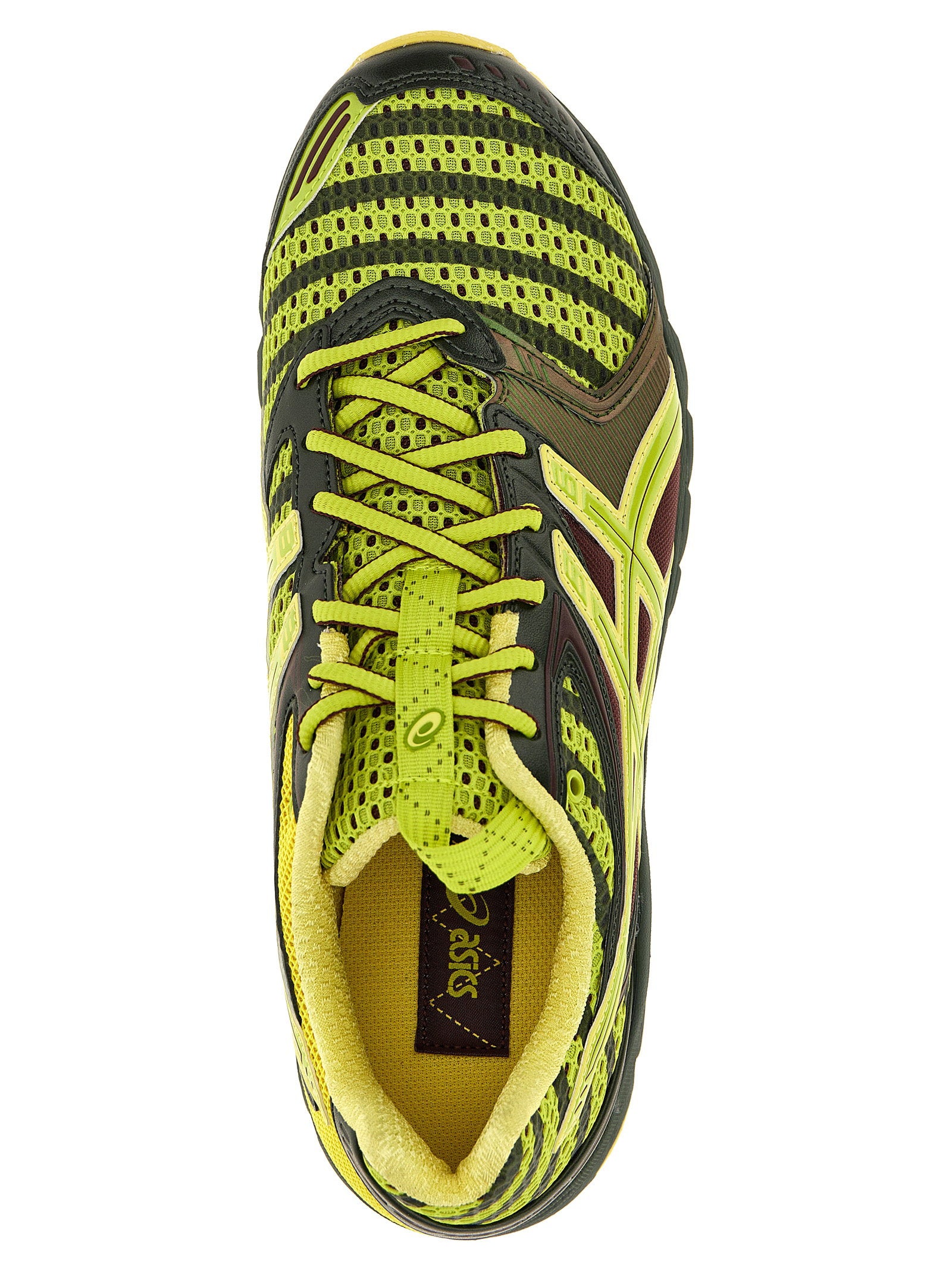 Asics Gel-DS Trainer 14 in Dark Mustard/Truffle Grey, zoolaanzicht