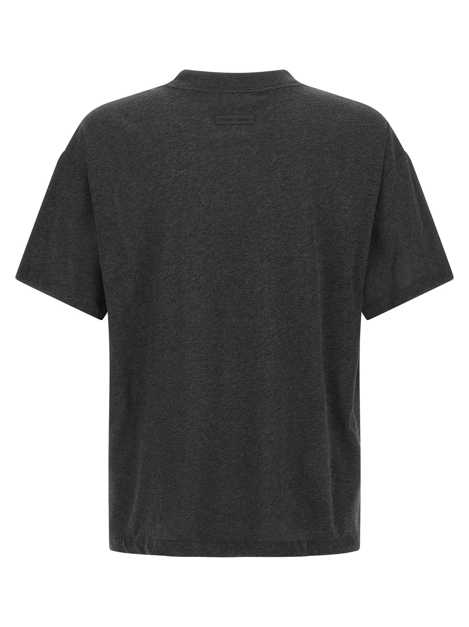 Fear of God Essentials Jersey Crewneck T-Shirt Washed Black Topwear Fear Of God Essential