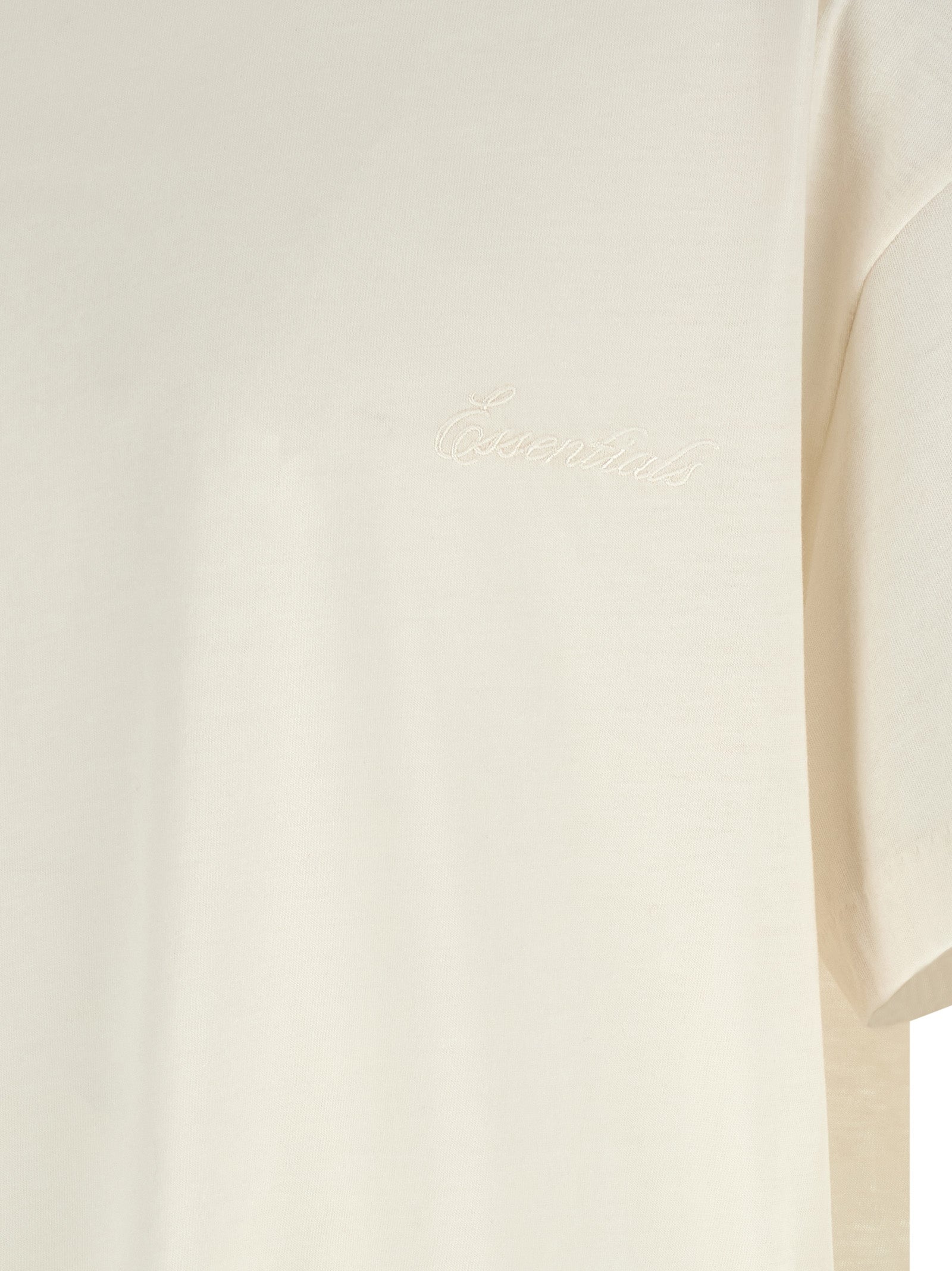 Fear of God Essentials Essential T-shirt detail van lichte mélange jersey