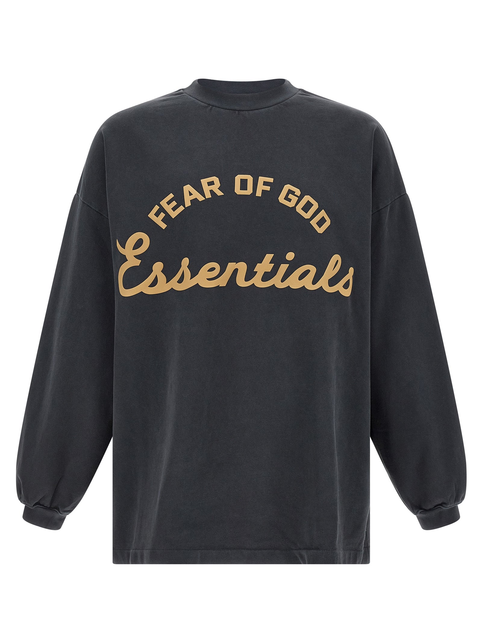 Fear of God Essentials Training 90s longsleeve Faded Iron Grey vooraanzicht