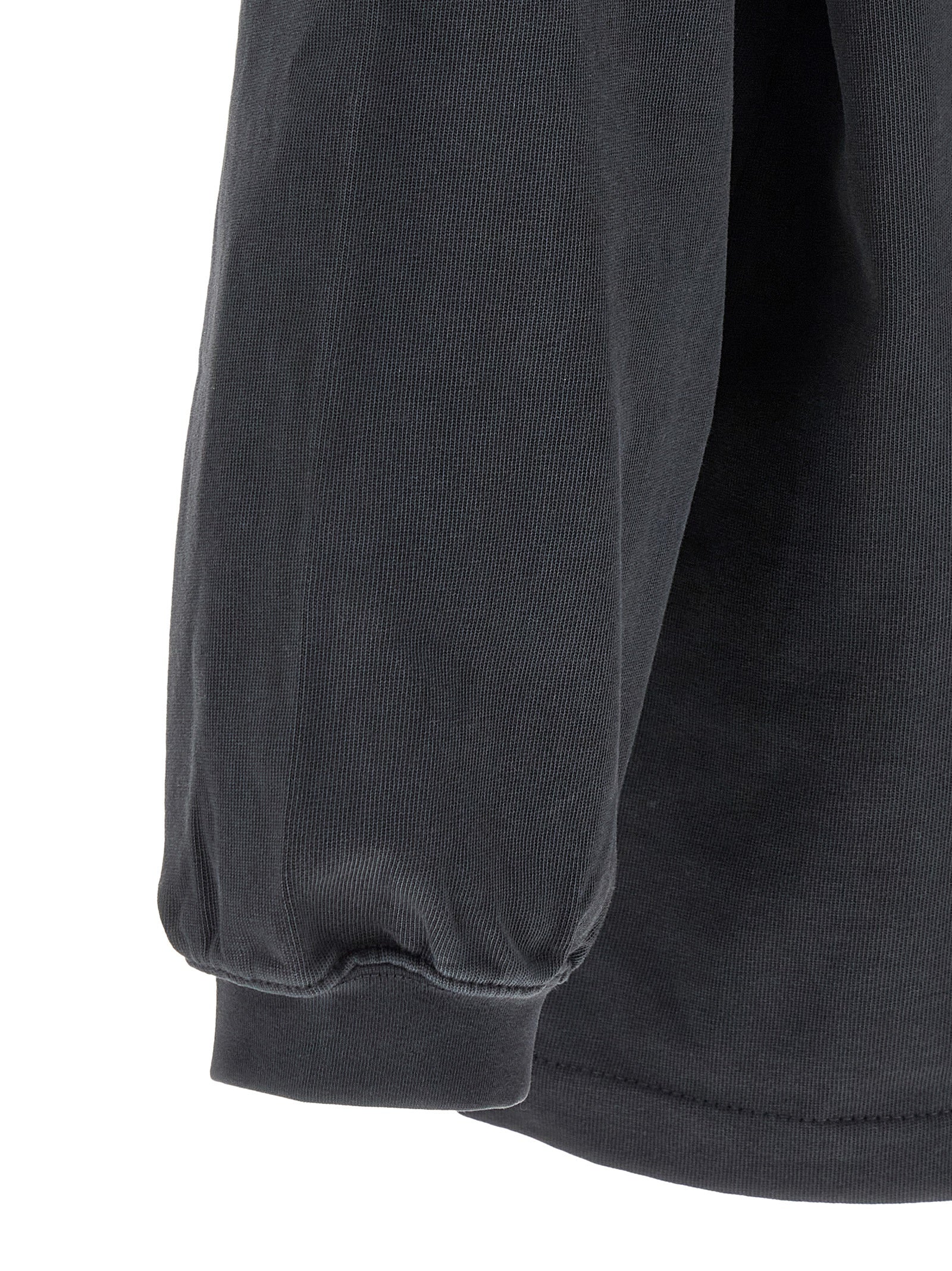 Geribde manchet en katoenen jersey van Essentials longsleeve