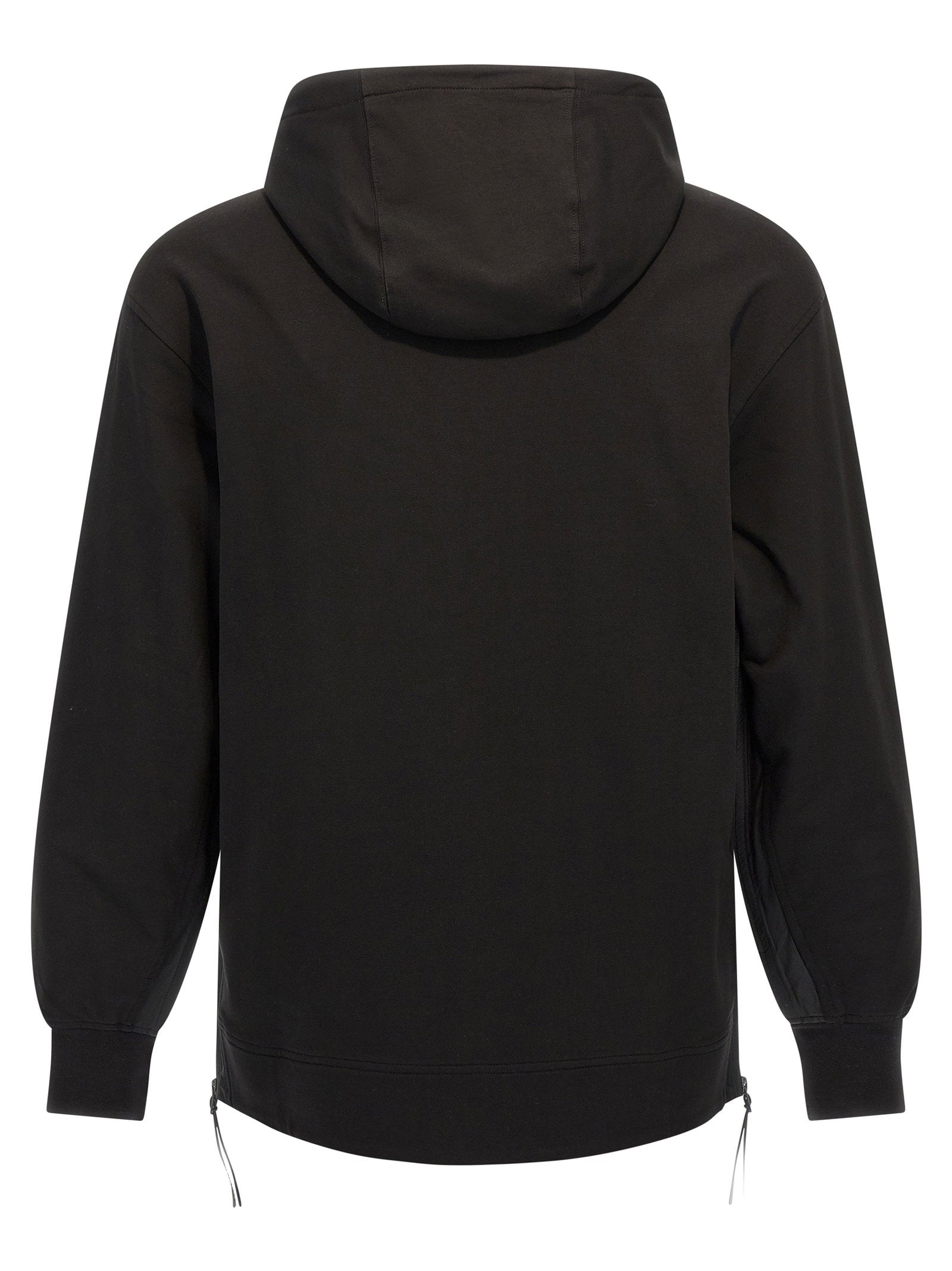 C.P. Company The Metropolis Series Cotton Gauze Hoodie Zwart Topwear C.p. Company