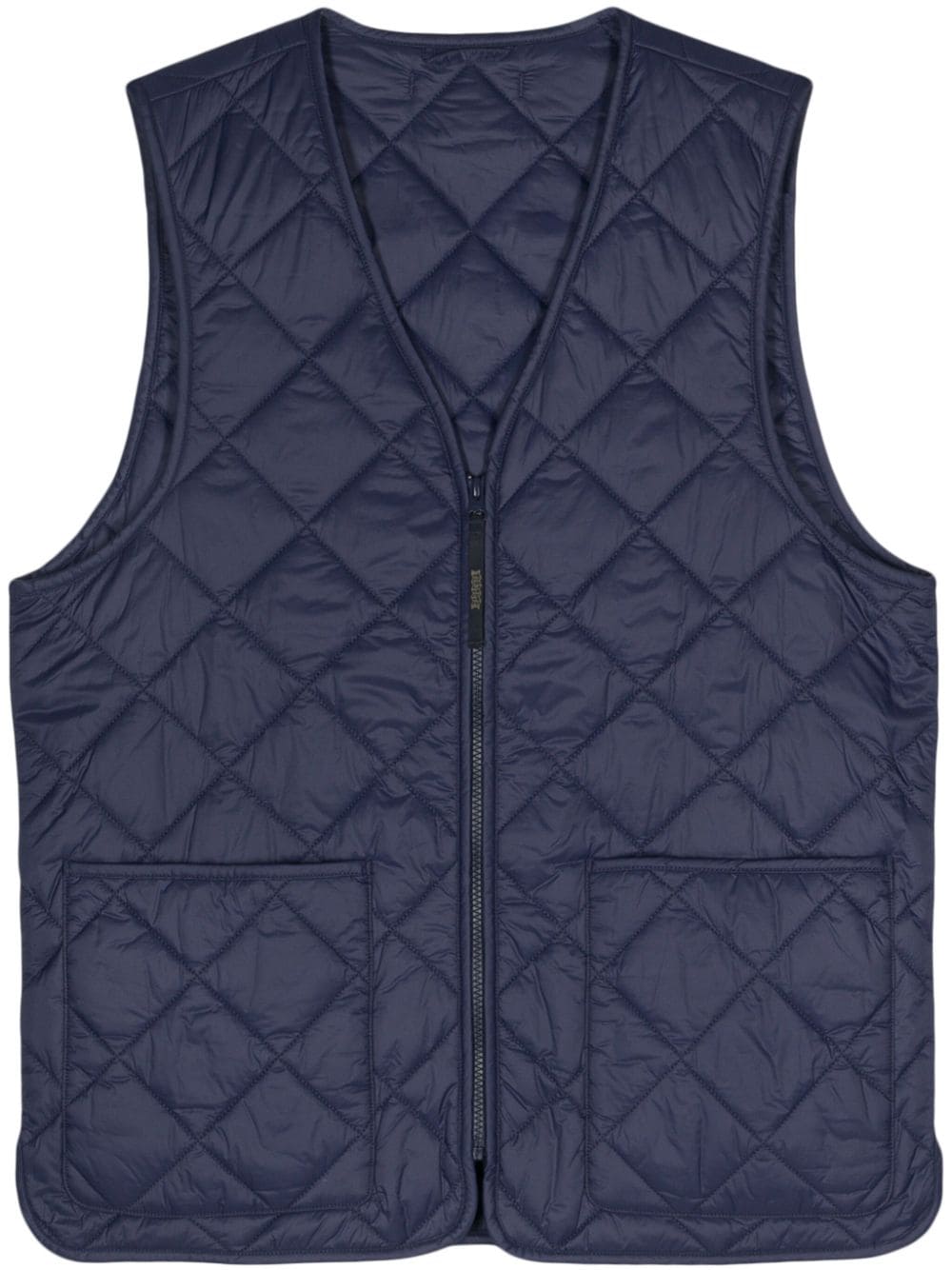 Baracuta Miller Quilted Bodywarmer Donkerblauw Bodywarmers Baracuta