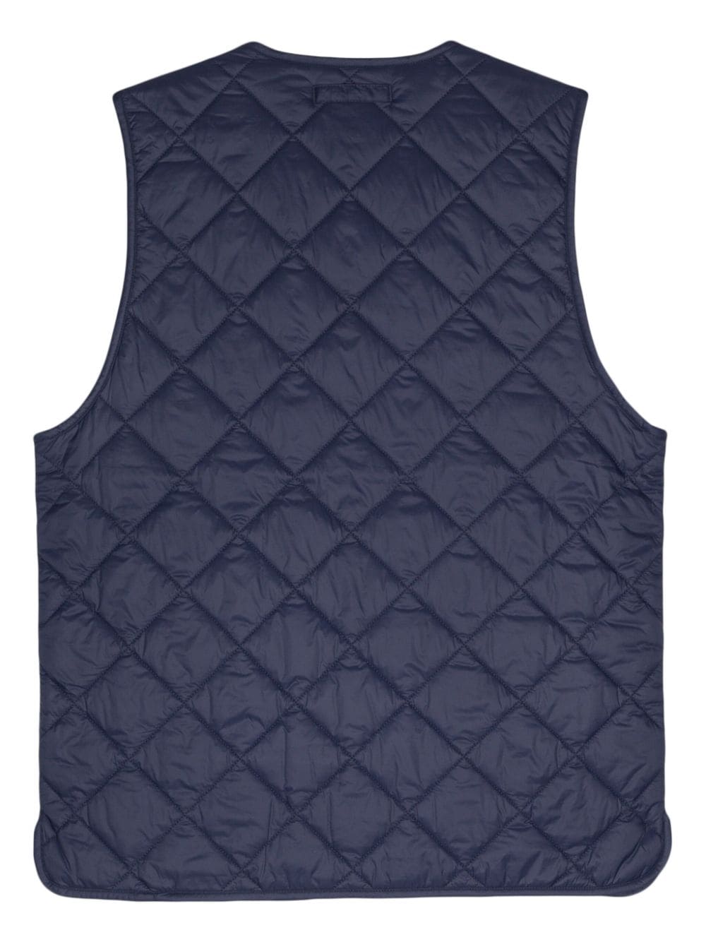 Baracuta Quilted Vest Dark Navy Topwear Baracuta