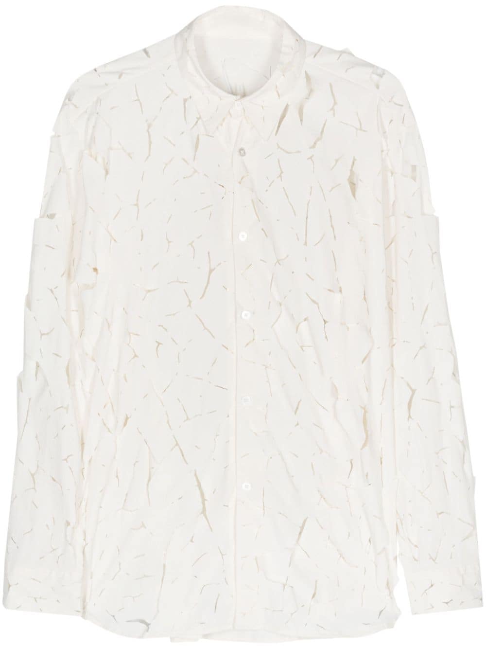 Post Archive Faction 6.0 Right Longsleeve Wit Shirts Post Archive Faction