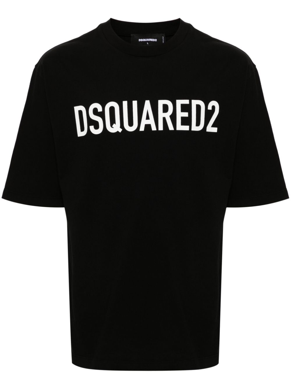 Dsquared2 Cool Fit Logo Print T-Shirt Black White