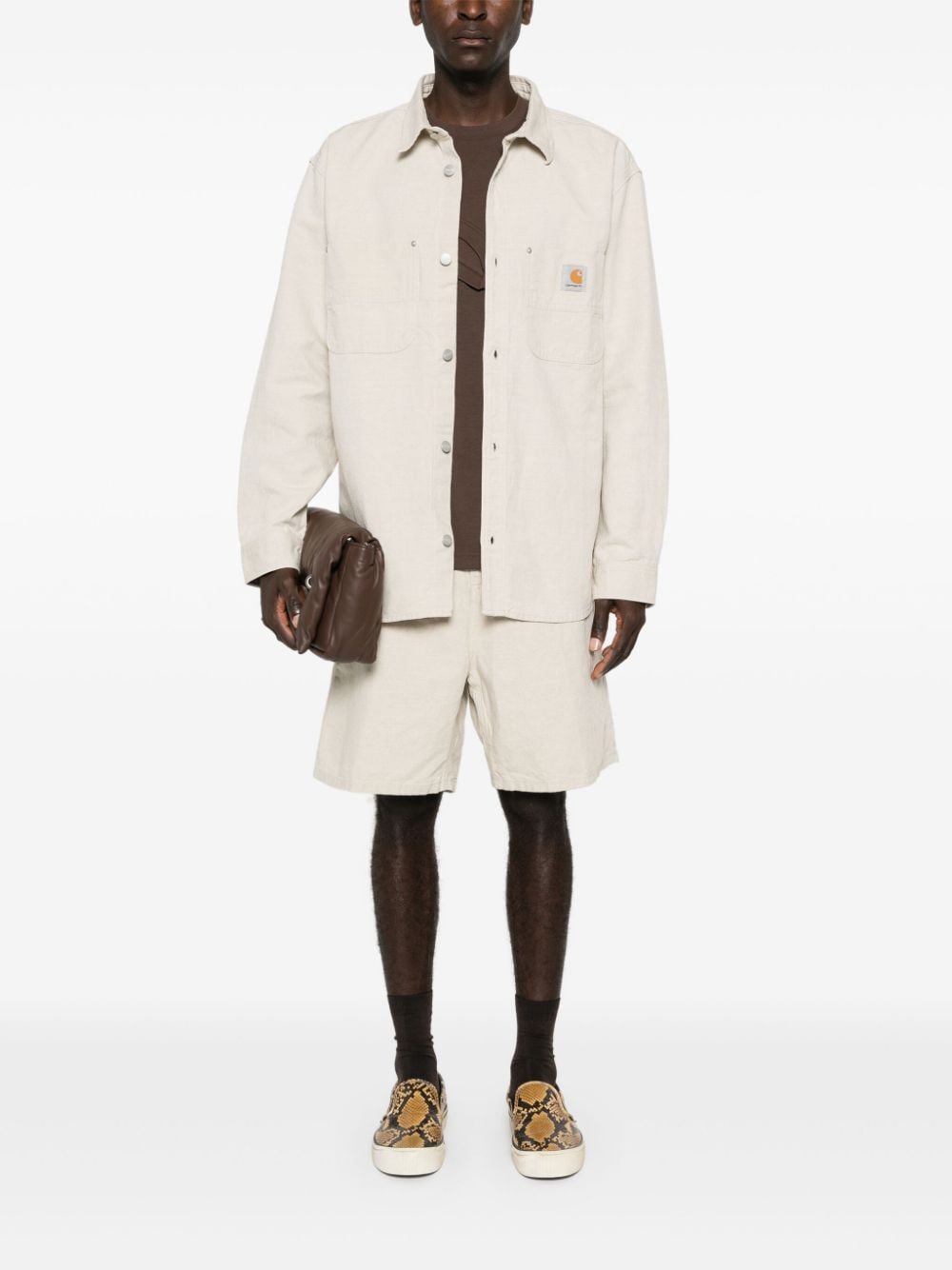 Carhartt WIP Simple Short Dearborn Canvas Natural-thumbmail-5
