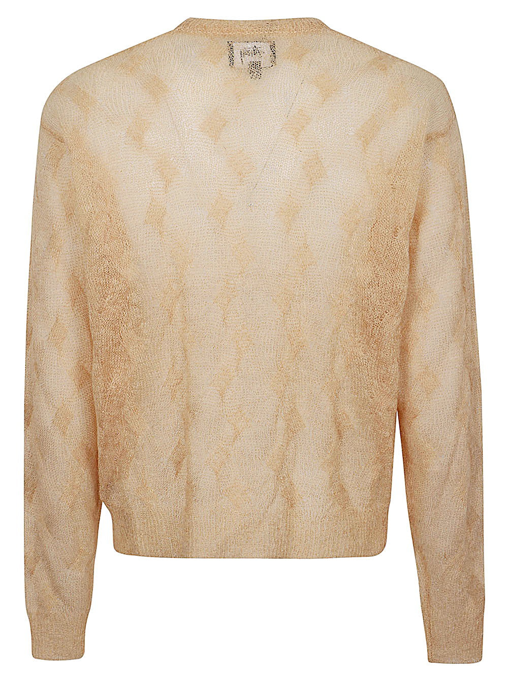 Stussy Loose Knit Cross Cable Trui Sand Topwear Stussy