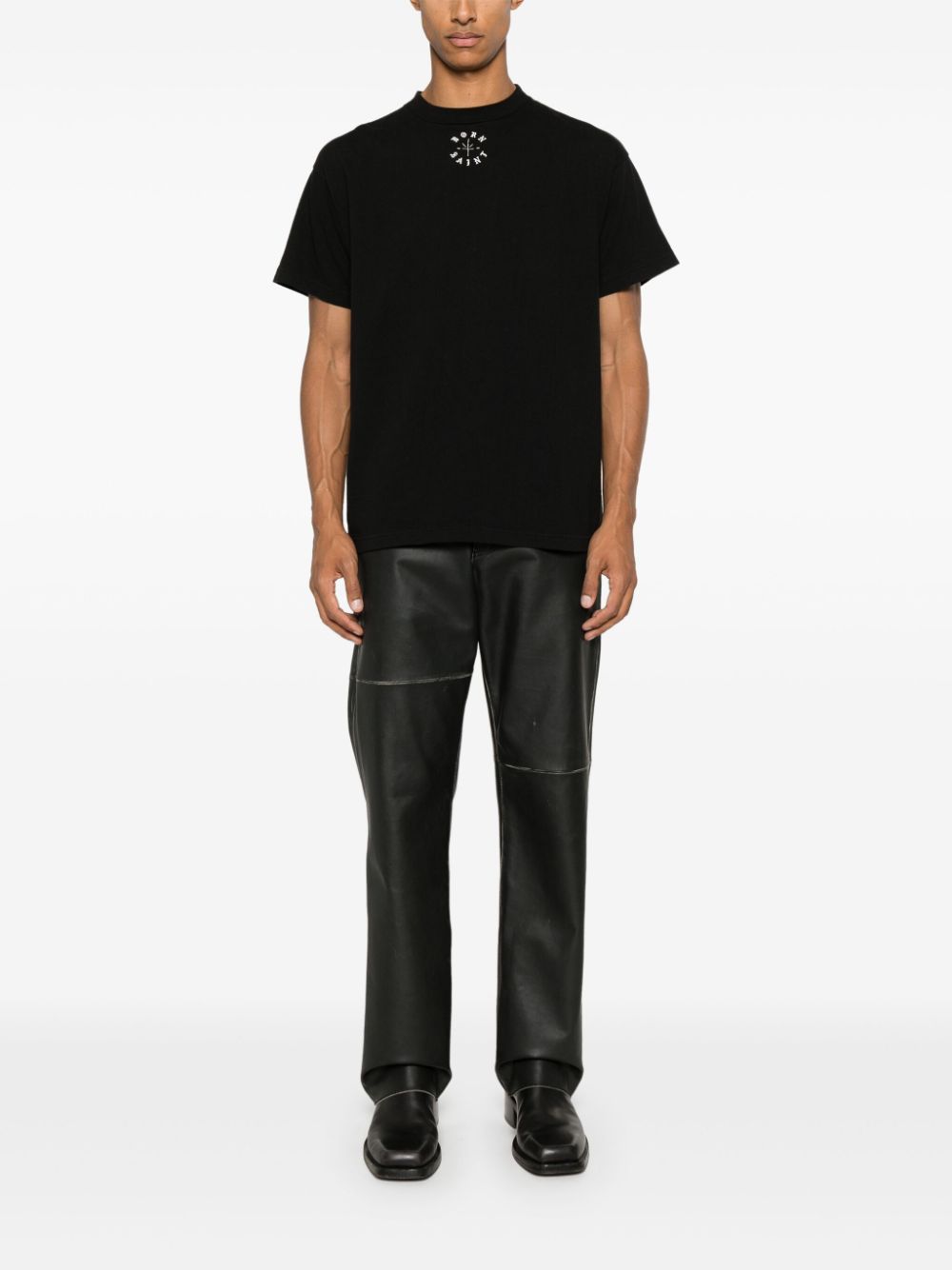 SAINT Mxxxxxx x Born X Raised Born Saint T-Shirt Black Topwear Saint Mxxxxxx
