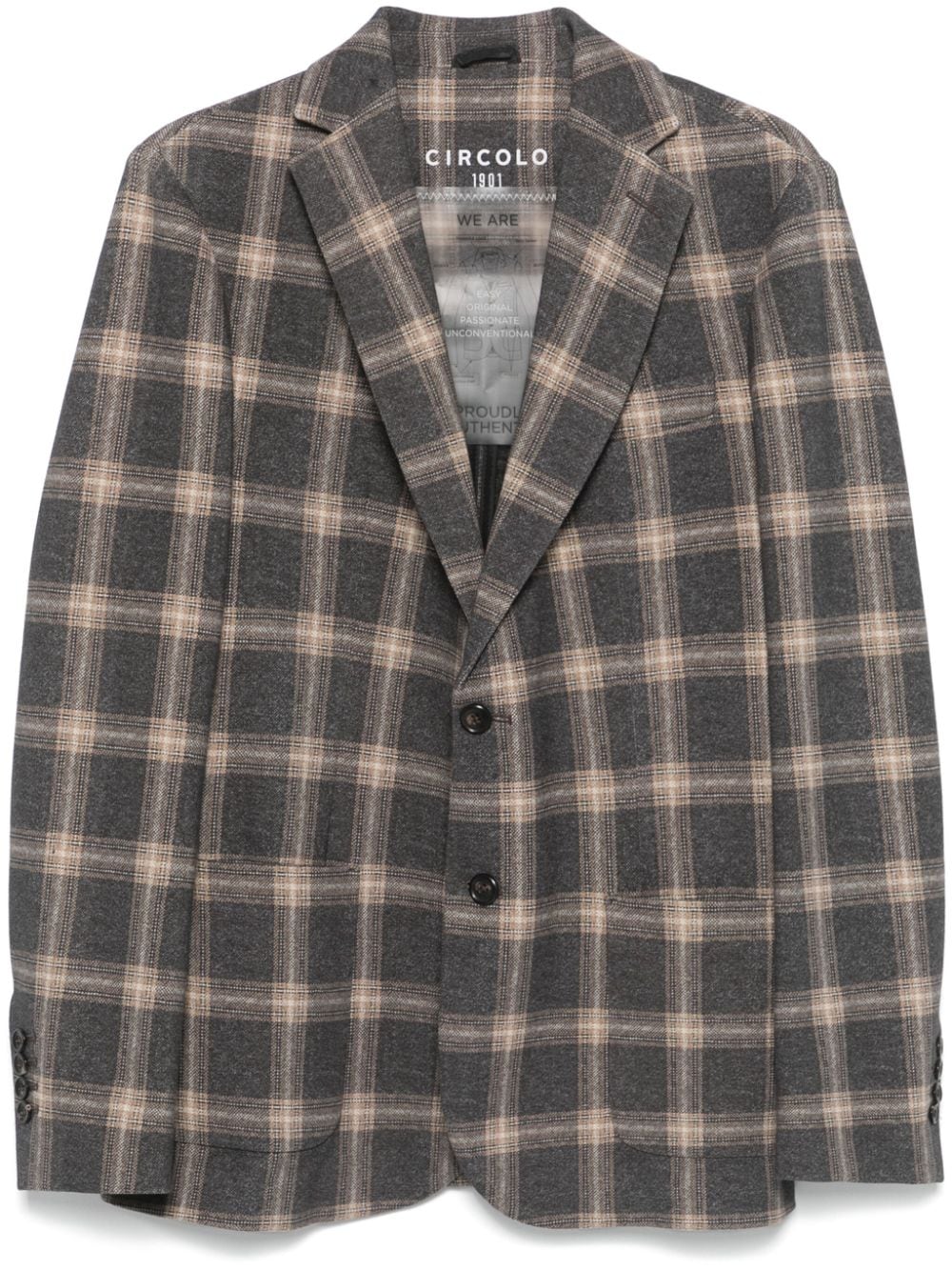 Circolo 1901 Prince of Wales Blazer Camel