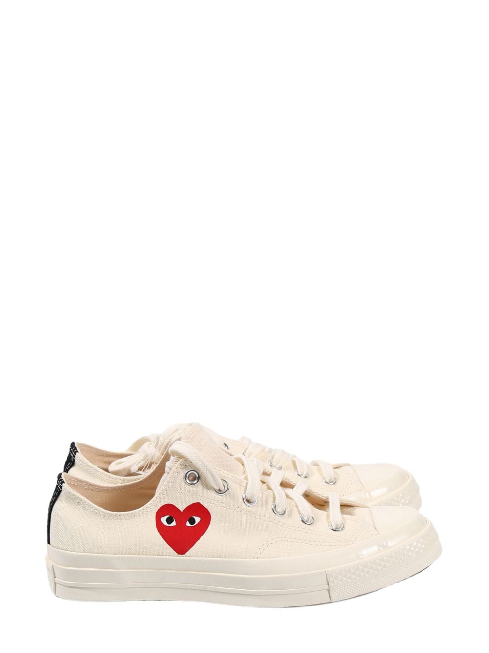 Comme des Garçons Play x Converse Chuck 70 OG Sneakers Ecru