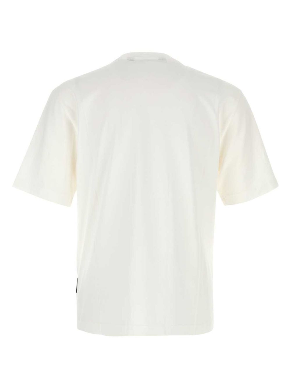 Achterkant van het witte Palm Angels T-shirt, zonder print