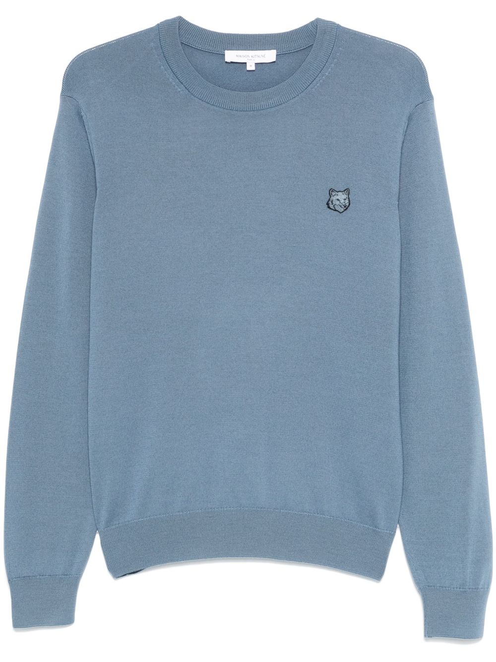 Maison Kitsuné Bold Fox Head Patch Regular Jumper Blue