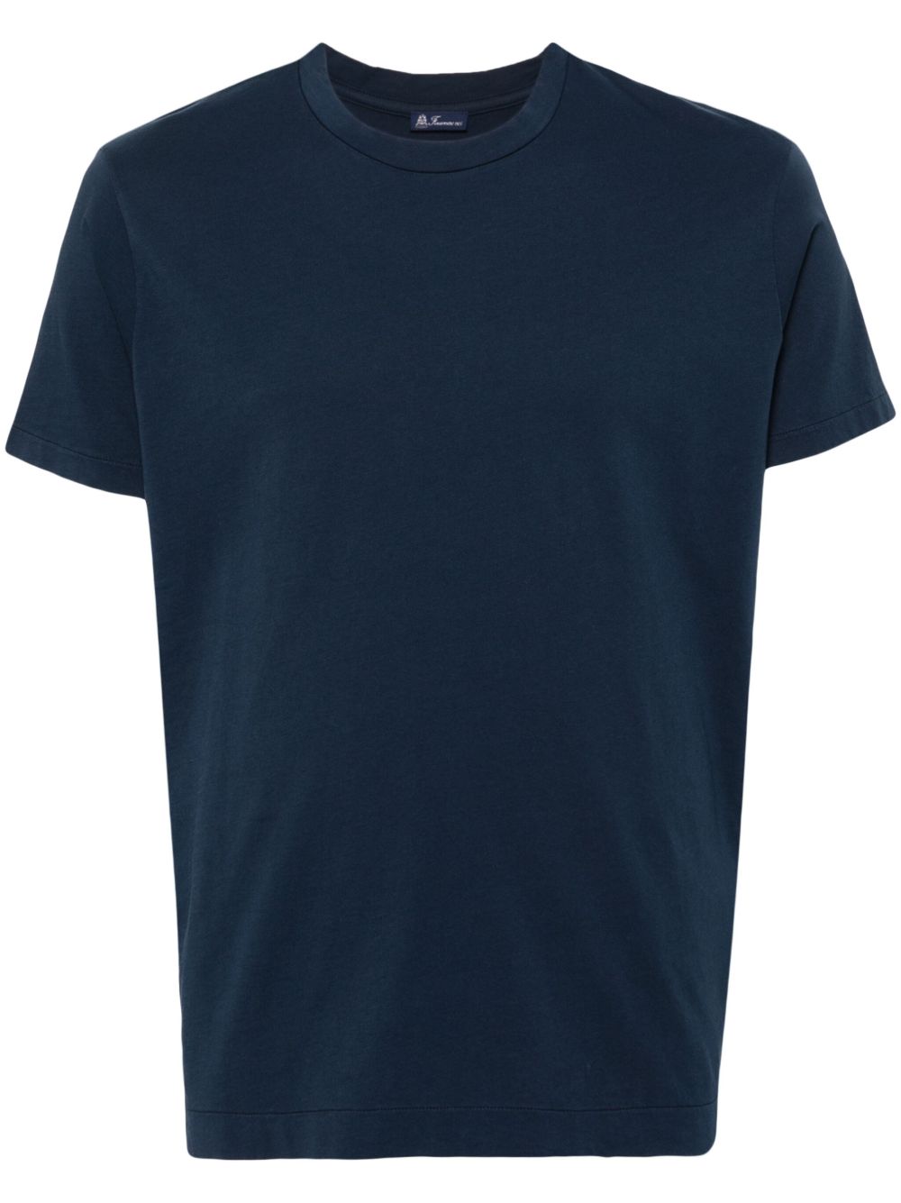Finamore 1925 Napoli T-shirt in marineblauw, vooraanzicht