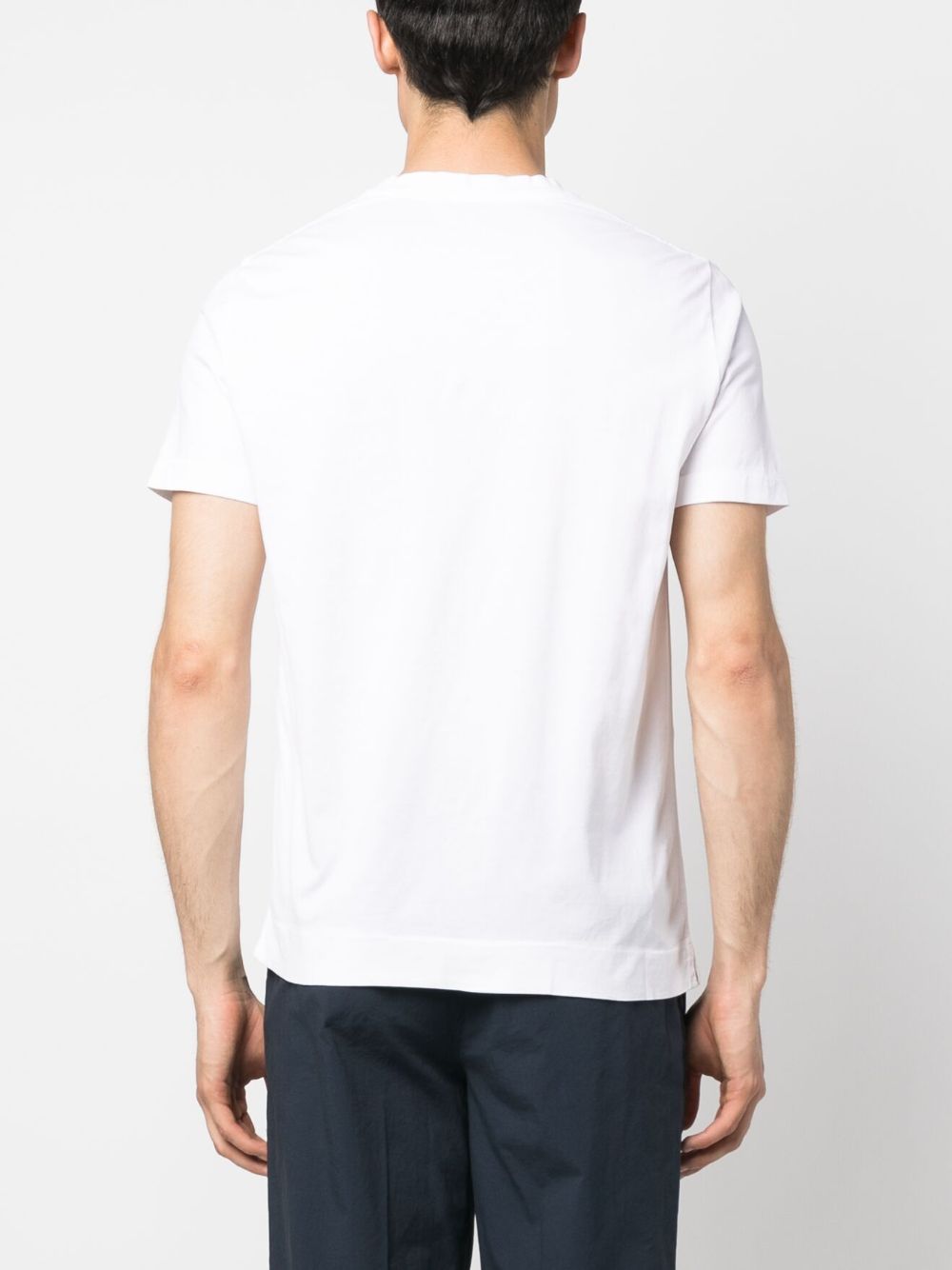 Finamore 1925 Napoli Positano T-Shirt White-thumbmail-3