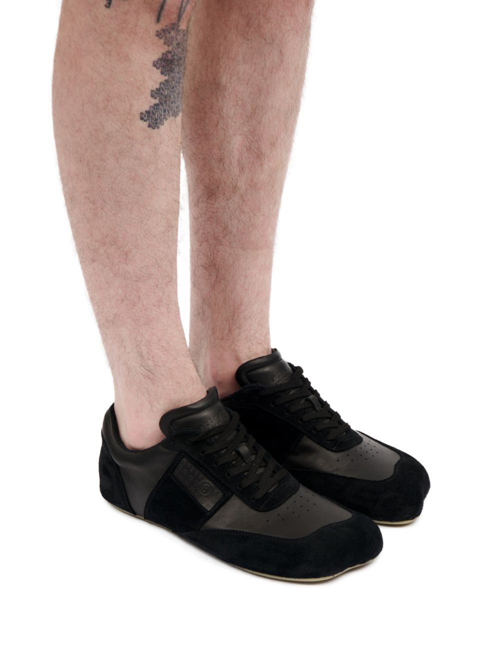 MM6 Maison Margiela 6 Court Sneakers Black-thumbmail-3
