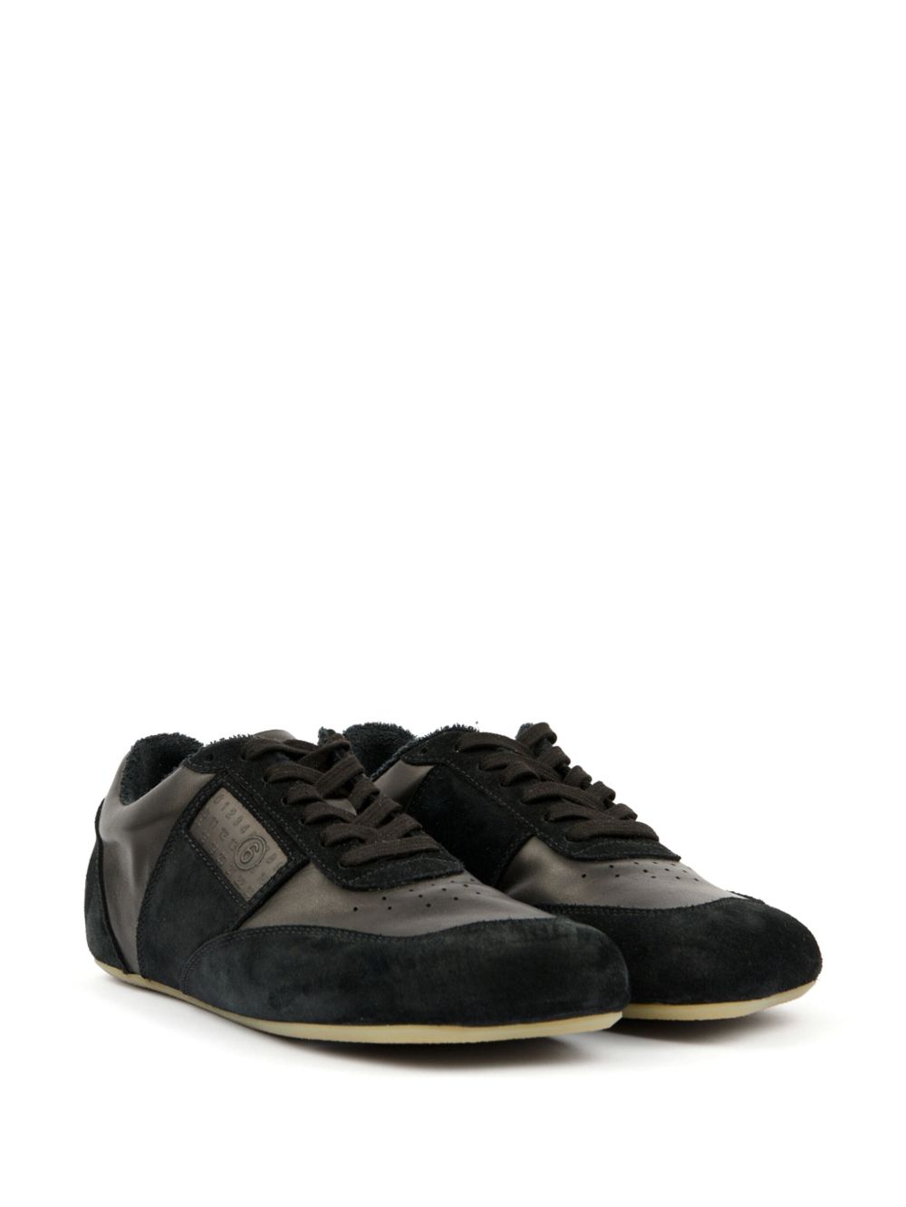 MM6 Maison Margiela 6 Court Sneakers Black-thumbmail-6
