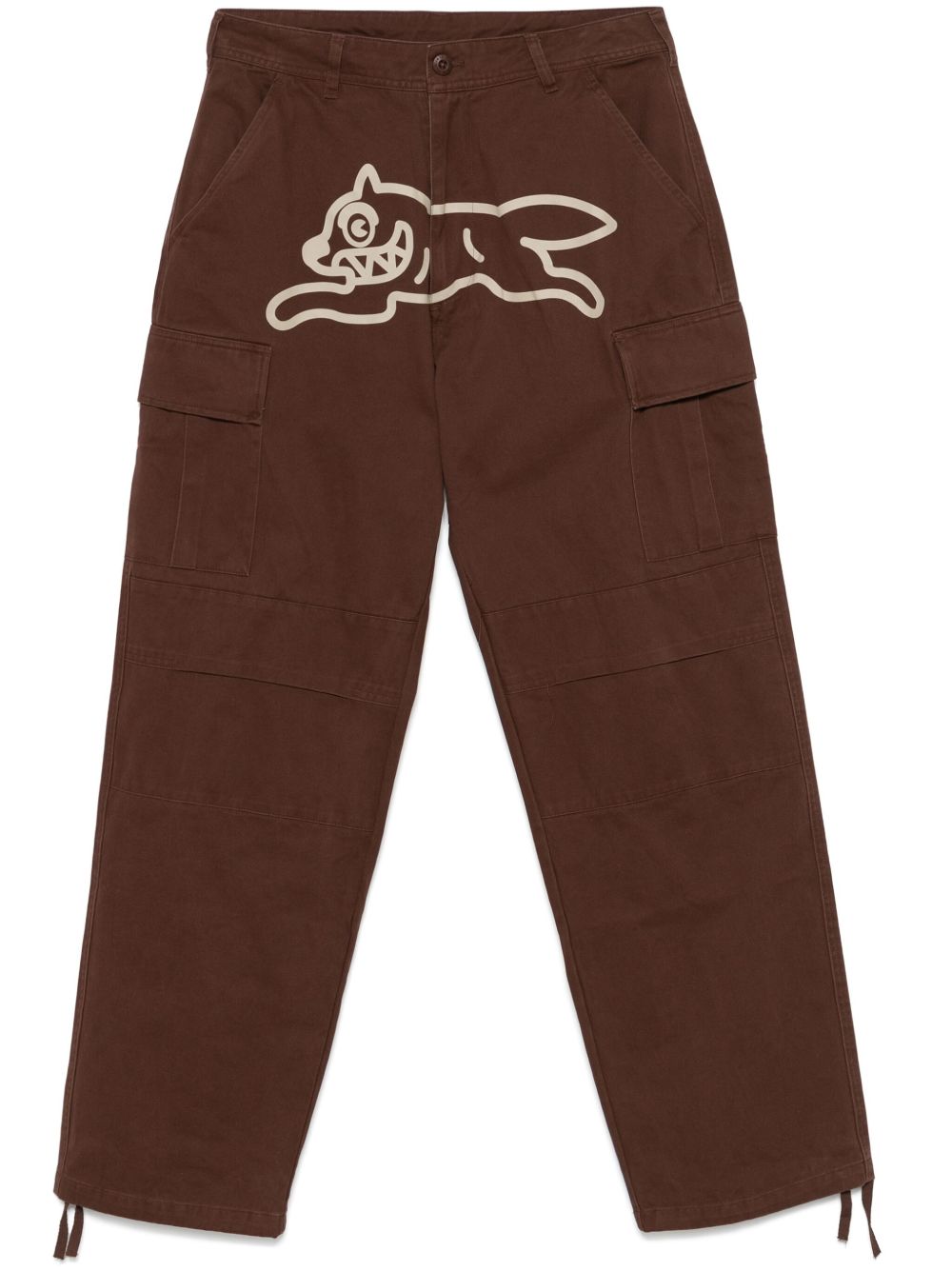 ICECREAM Running Dog Cargo Pant Chocolate Brown Cargobroeken Icecream