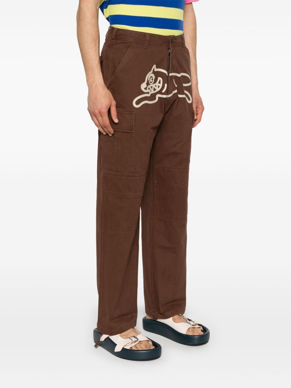 ICECREAM Trousers Brown-4