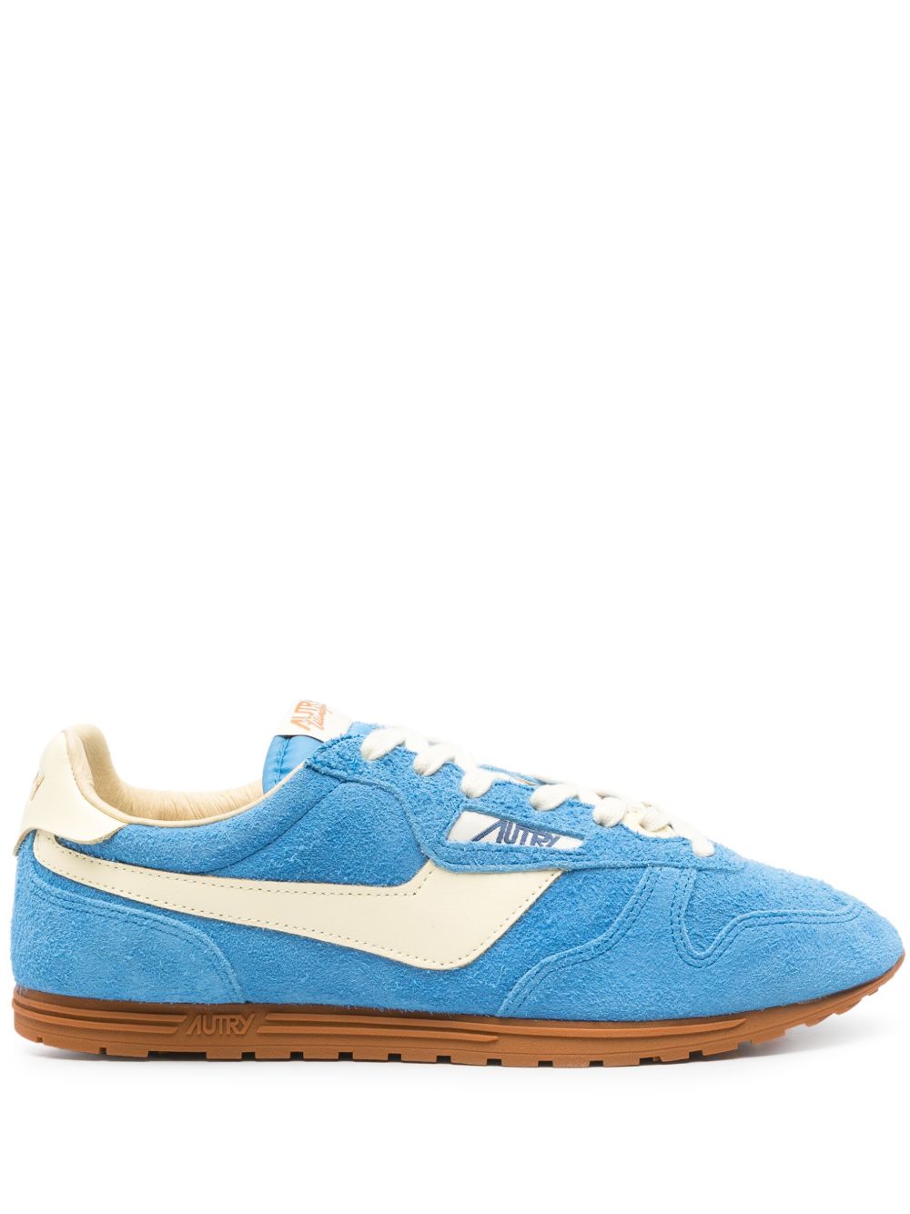 Autry Windspin Pacific Blue Suede & Leather Sneakers Sneakers Autry